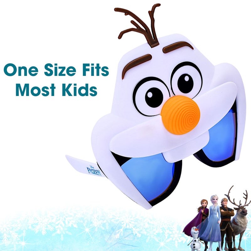 Sun-Staches Disney Frozen Official Olaf Sunglasses, Costume Accessory Mask, UV400, One Size Fits Most - Image 3